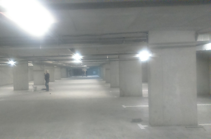 Подземный паркинг в ЖК Флагман